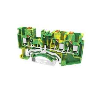 TERMINAL BLOCK D/R YELLOW/GREEN 6.2MM DS4-TW-PE-01P-1C-00A(H)