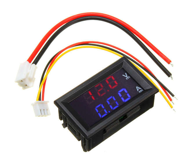 PANEL MOUNT DIGITAL DISPLAY 100V/ 10A W/LEADS DSN-VC288