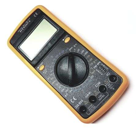 HAND HELD DIGITAL MULTIMETER 20A 750VAC/1KVDC  DT9205A.2 / 180355