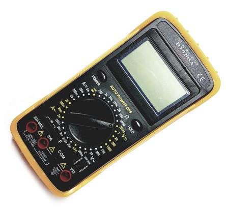 HAND HELD DIGITAL MULTIMETER 20A 750VAC/1KVDC  DT9205A.4 / 180354