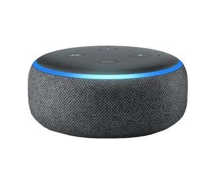 ECHO DOT 3RD GEN SPEAKER ALEXA CHARCOAL  ECHO DOT 3RD GEN