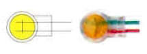 CONNECTOR SPLICE U-TYPE OD=0.4m  X97600  2-WAY YELLOW