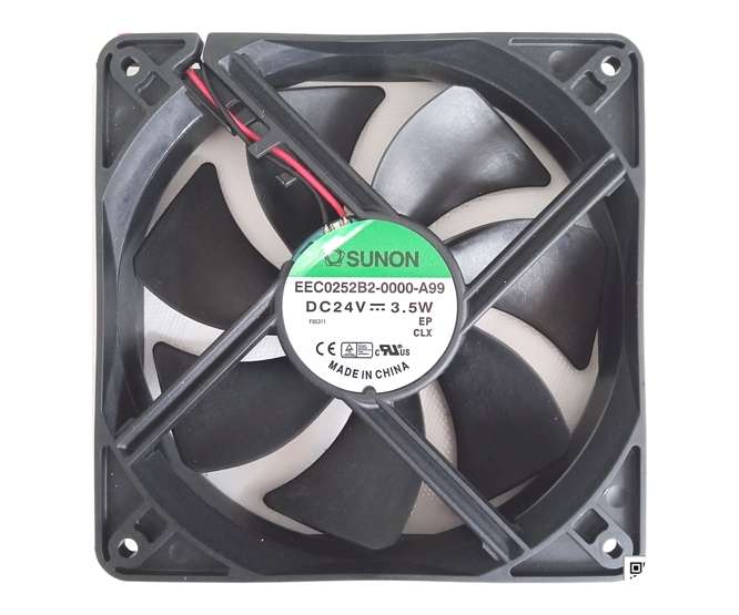 24VDC AXIAL FAN 120sqx25mm BAL 75CFM 2 WIRE OPEN-END LEAD EEC0252B3-0000-A99