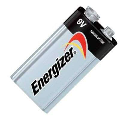 PP3=9V=ENERGIZER BATTERY 9V ALKALINE   ENERGIZER 522