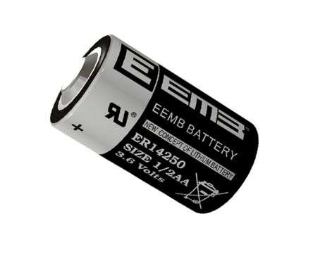 LITHIUM THIONYL CHLORIDE BATTERY 1/2AA 3.6V   ER14250 3.6/3V6