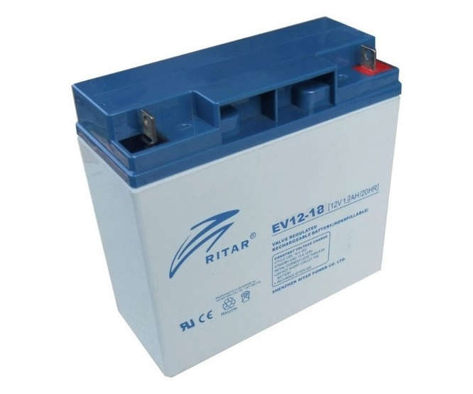 BATTERY SLA 12V 18AH EV 181x77x167mm EV12-18