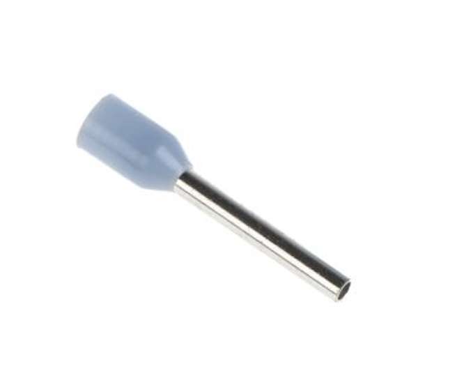 BOOT LACE TERMINAL CSA=0.3mm2 BLUE CL=8 TL=12 EVN0308