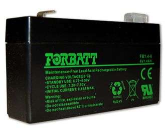 BATTERY SLA 6V 1.4AH 97x24x52 FB1.4-6