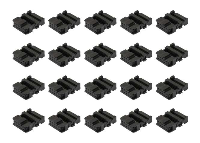 IDC SOCKET 10W STRAIN-RELIEF - 180/TRAY FC-10
