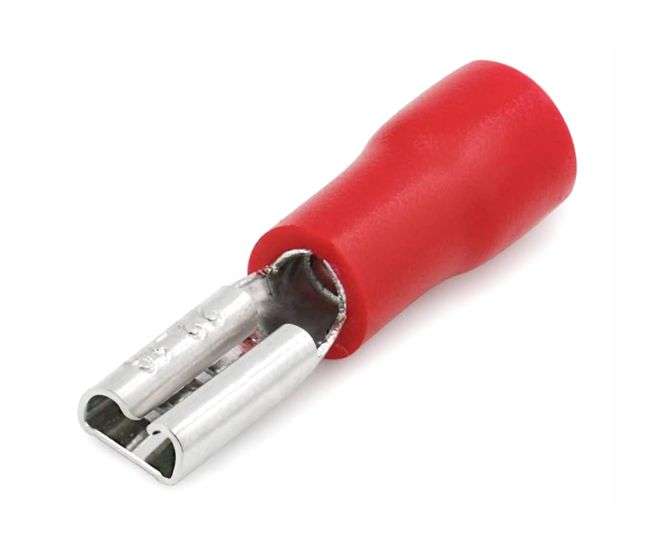 TERMINAL PRE-INSULATED RED 4.8mm FEMALE - DEBULK FDD 1.25-187(5)