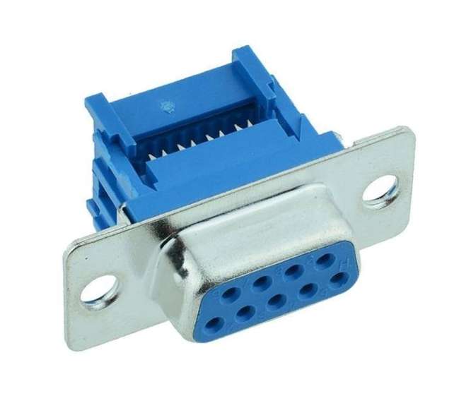 IDC SOCKET D-SUB 9W METAL MNT & W/METAL CLIP - DEBULK 1401-092-C5-2