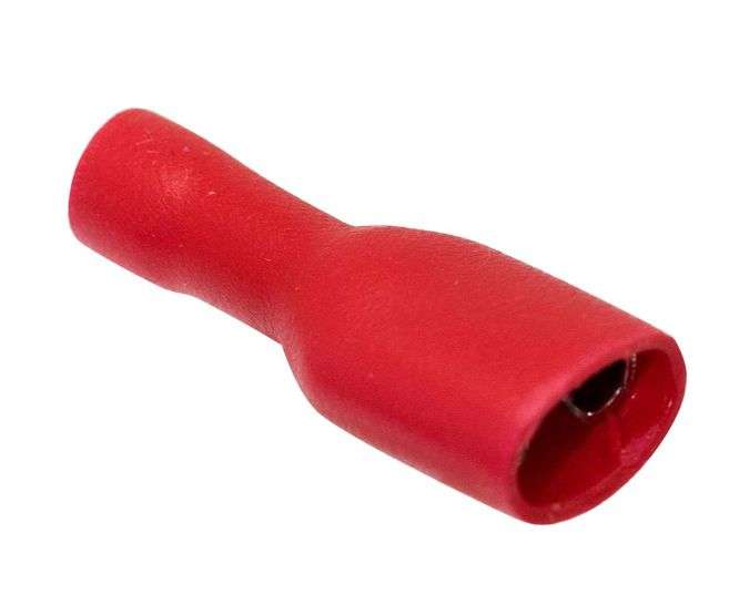FULL INSU. TERMINAL 6.35mm RED - DEBULK FDFD1.25-250