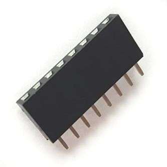 HOUSED SOCKET 8WAY SIL STR 2.54mm - DEBULK FHC85-108SGOA1