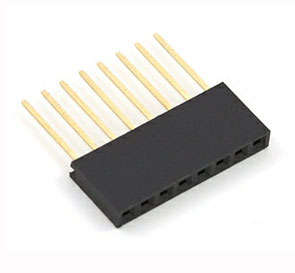 W/W 19.5MM HOUSED SOCKET SIL PCB 2.54 8W 201011