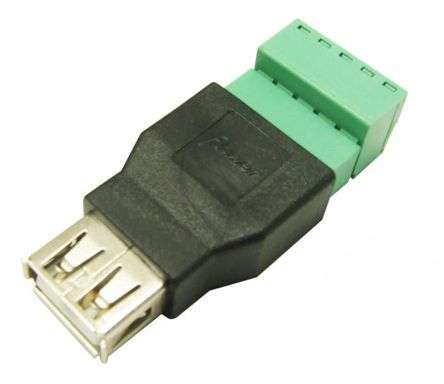 USB-A SOCKET BREAKOUT CONNECTOR FL-38S