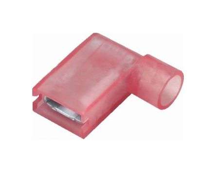 TERMINAL FULL-INS FLAG RD 6.35mm SOCKET - 10/BAG  FLDNY 1.25-250 *DBK*