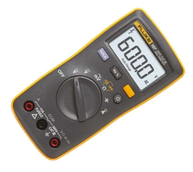 HAND HELD MULTIMETER DMM COMPACT PALM SIZE FLUKE-107