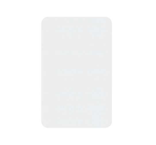 BLANK COVER PLATE PLASTIC WHITE 2x4 G NEW3-N95100