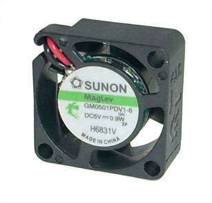 5VDC AXIAL FAN 20sqx8mm VAPO 1.6CFM LEAD  GM0501PDV1-8 *D*