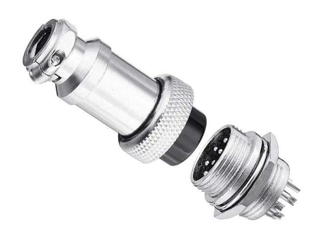 9W 16mm MIC PLUG AND SOCKET AVIATION CONNECTOR  GX16-A-9PS  / 200205