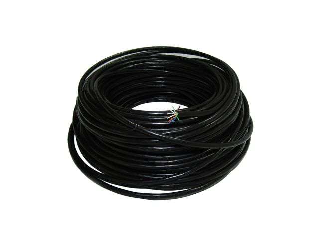 CABLE CAT5 OUTDOOR BLACK - 50M/ROLL H725UTPS-BK *DBK*
