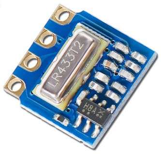 WIRELESS TRANSMITTER BOARD 433MHz  H34A / 170486