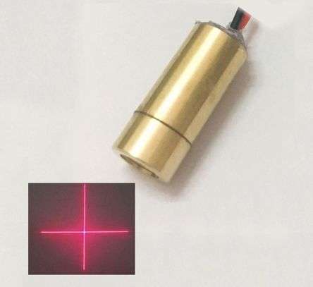 CROSS (+) LASER MODULE 9mm 650nm 5V  HAIAN-9HM / 170814 (5V)
