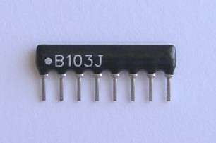 NETWORK RESISTOR SIL 8-PIN 4-RES 470E HRA-B08-471-J/G