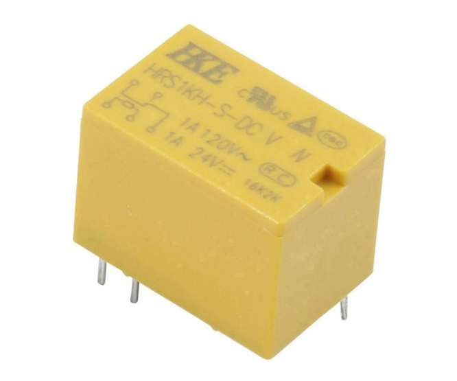 RELAY SPDT 1A 6VDC RECT 5PCB  HRS1KH-S-DC6V