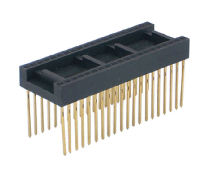 SOCKET DIL 0.3 D-LEAF W/WRAP S18 ICN-183-WB-G