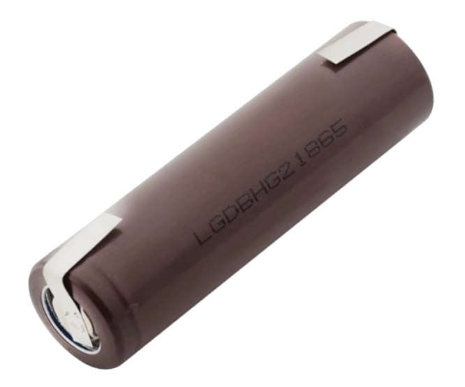 LI-ION CELL BATTERY 3V7 2200mAh 18650 W/ TAGS INR18650-2200