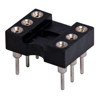 IC SOCKET 0.3 6W TULIP - LOOSE  ISM06T1-03 *DBK*
