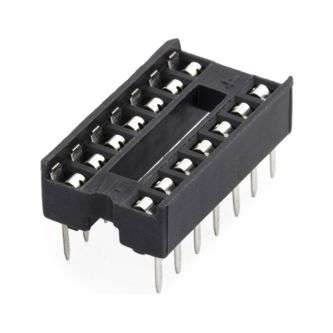 IC SOCKET DIL 0.3 14W STD D-LEAF NAR OPEN  ISS14T1-03-RH *DBK*