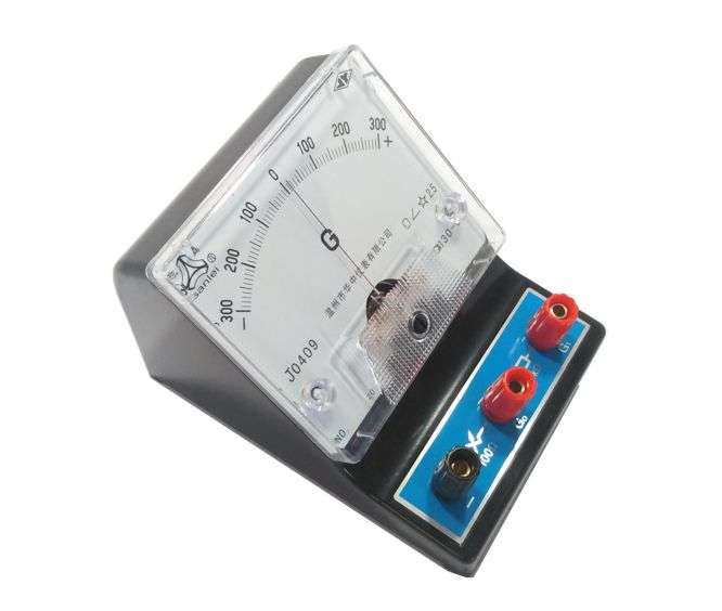 SENSITIVE BENCH TYPE GALVANOMETER -300/+300uA 61x32x39MM J0409