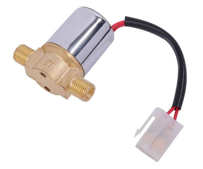 FUEL / GAS SOLENOID VALVE 12VDC 1/4 MALE-1/4 MALE JH22-06-1.2L-12V