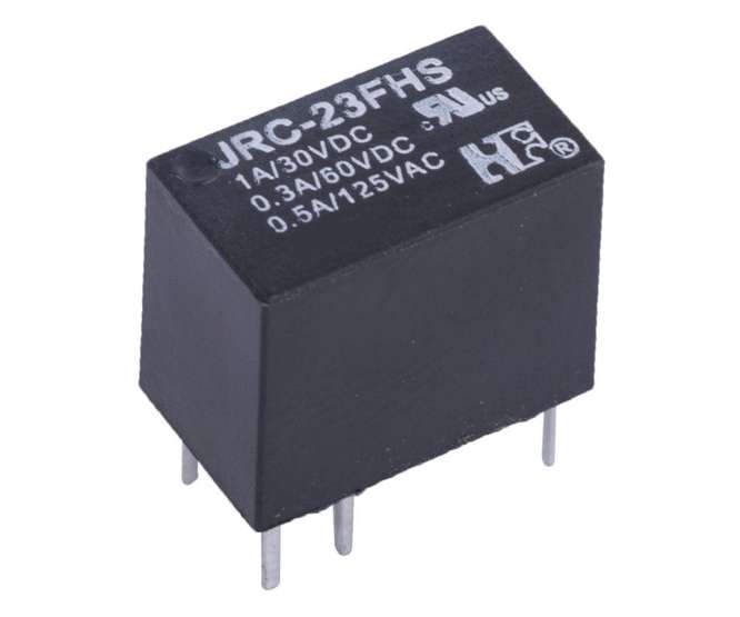 PCB MOUNT RELAY SPDT 1A 5VDC RECT 6PIN JRC-23F-H-S-1-DC5V