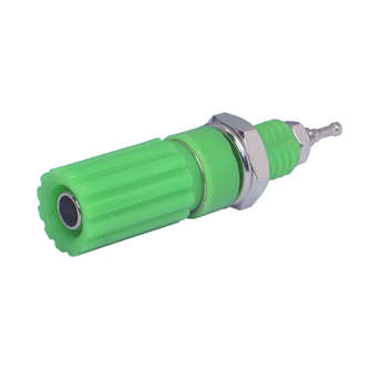 BANANA SOCKET 4mm GREEN CAPTIVE JS-866-GR *A*