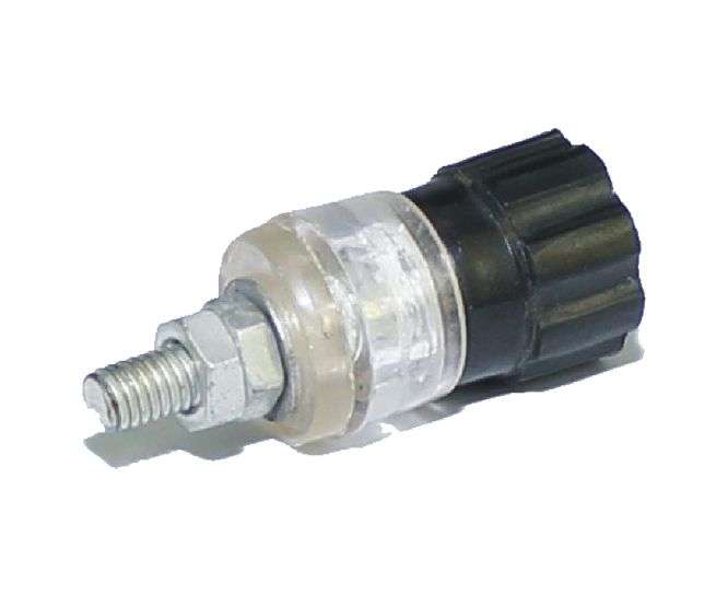 3mm BANANA SOCKET 20A BLACK CAPTIVE JS-900A-BK