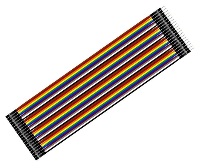 JUMPER LEADS 200mm 40W PLUG-SOCKET M/F  10220036