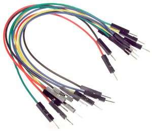 JUMPER LEAD PLUG-PLUG 200mm M/C 10P/BAG  JW-200x10 (MM) *A*