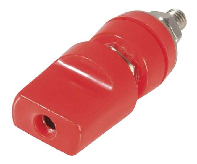 4MM RED 50A BINDING POSTS AND BANANA SOCKET M6x60mm  JXZ-4R-M6X60 / 200379