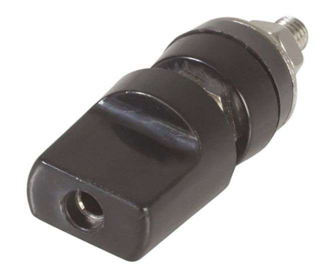 4MM BLACK 50A BINDING POSTS AND BANANA SOCKET M6x60mm  JXZ-4B-M6X60 / 200834