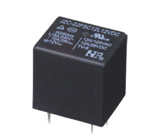 RELAY SPDT 15A 12VDC RECT 5PCB  JZC-22FSC15D12VDC