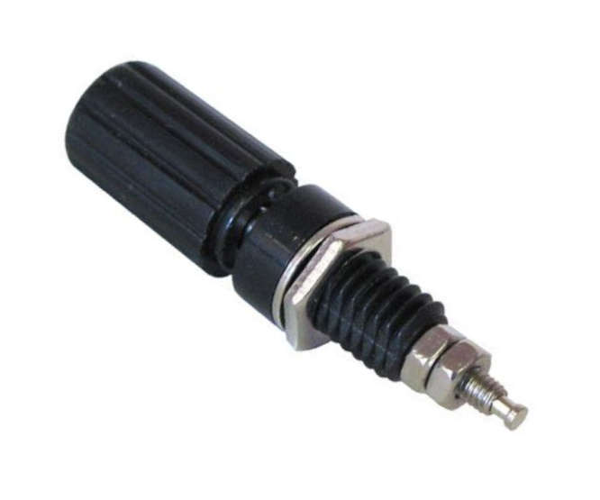 SOCK BANANA 4mm BLACK CAPTIVE K201-BK