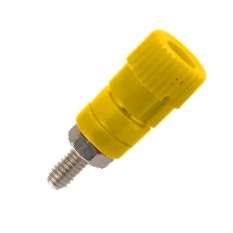 SOCK BANANA 4mm YELLOW  K203-YL