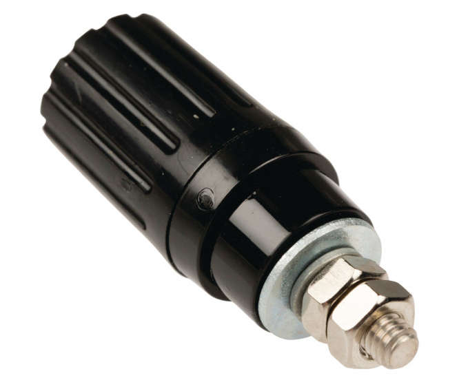 SOCKET BANANA 4mm BLACK CAPTIV K205B-BLACK