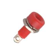 SOCK BANANA 4mm RED SOLDER  K214-RED