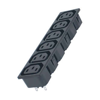 C13 6xIEC SOCKET PRESS-FIT ADAPTER K241566