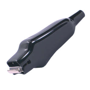 CROCODILE CLIP BLACK 30A L=86mm K265-BLACK