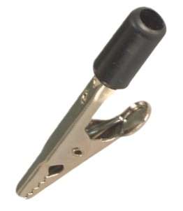 CLIP ALLIGATOR BS4 N/SCREW  BK  K267B-BK